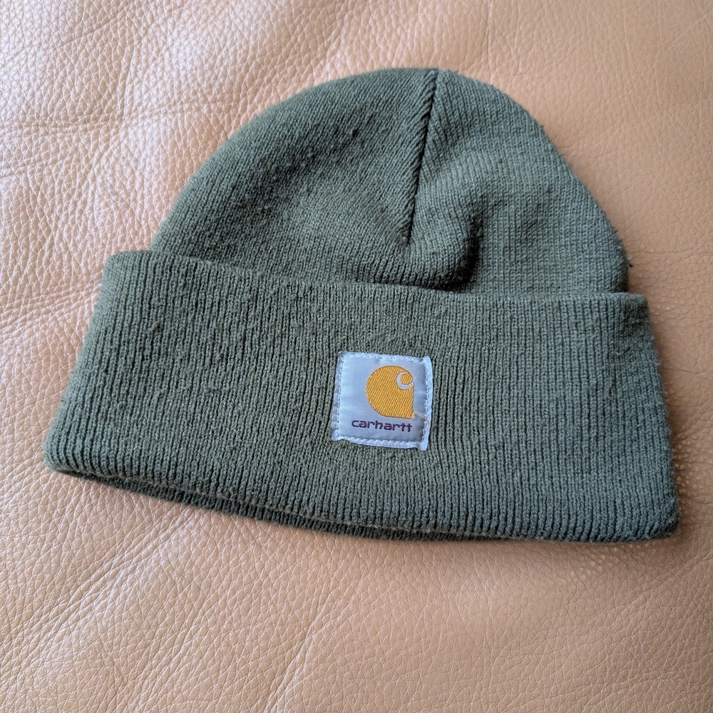 Carhartt Sage Green Knit Beanie